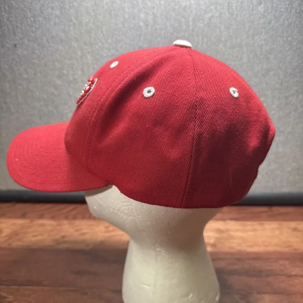 Vintage Detroit Red Wings Hat Cap 90s Logo Athletic NHL Snapback